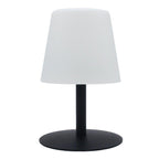 Lámpara de mesa inalámbrica base de acero negro blanco cálido/blanco LED regulable STANDY MINI Dark H25cm - REDDECO.com