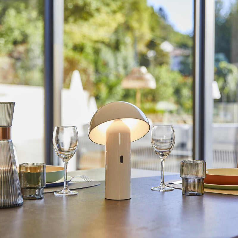 Tod - Lampe De Table Sans Fil - Blanc