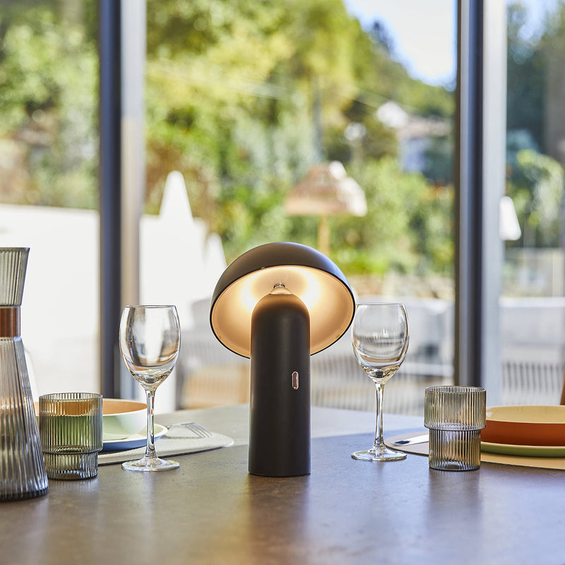 Tod - Lampe De Table Sans Fil - Noir