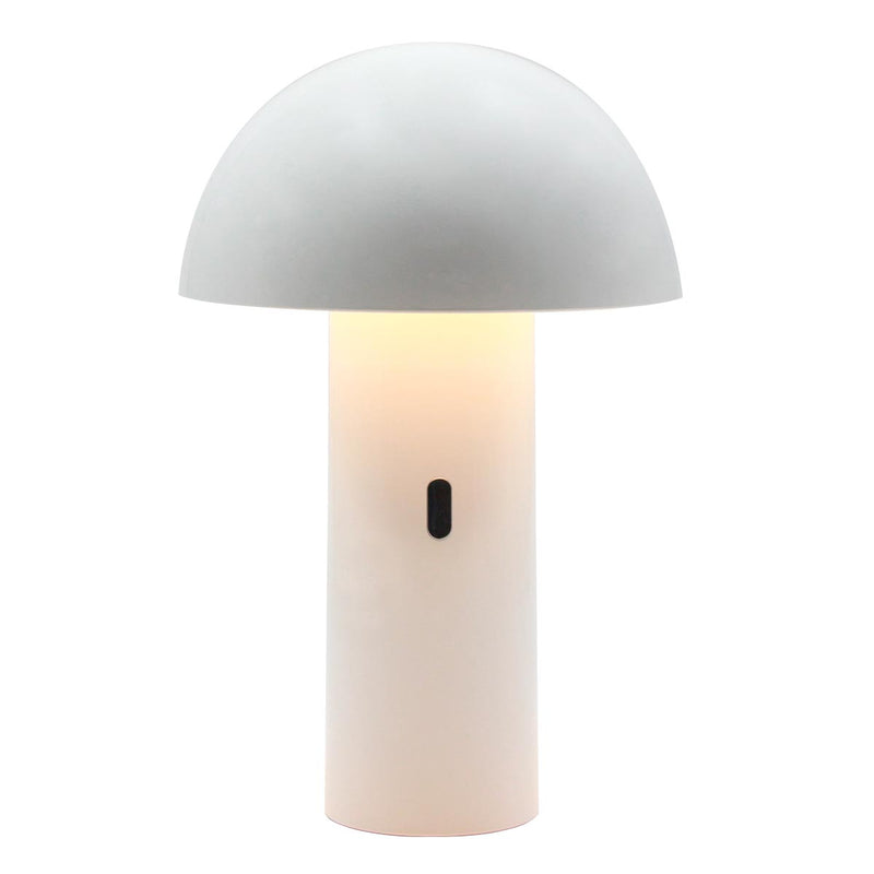 Lampe de table sans fil tête orientable LED blanc chaud TOD WHITE H28cm - REDDECO.com