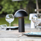 Lámpara de mesa inalámbrica cabezal ajustable blanco cálido LED TOD BLACK H28cm - REDDECO.com