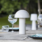 Lámpara de mesa inalámbrica cabezal ajustable blanco cálido LED TOD BLANCO H28cm - REDDECO.com