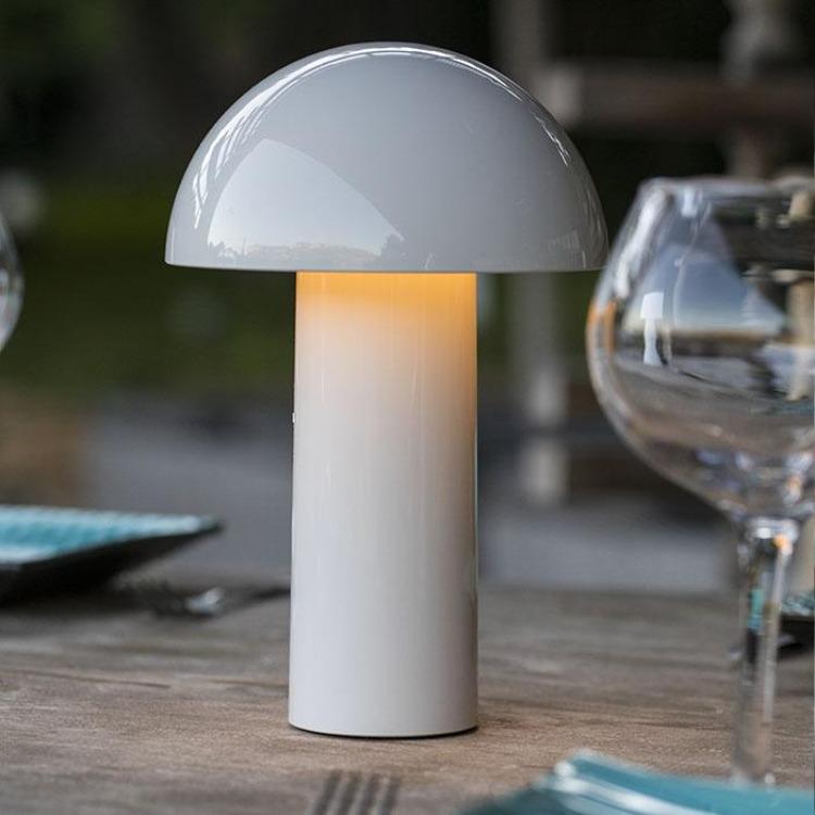 Lámpara de mesa inalámbrica cabezal ajustable blanco cálido LED TOD BLANCO H28cm - REDDECO.com