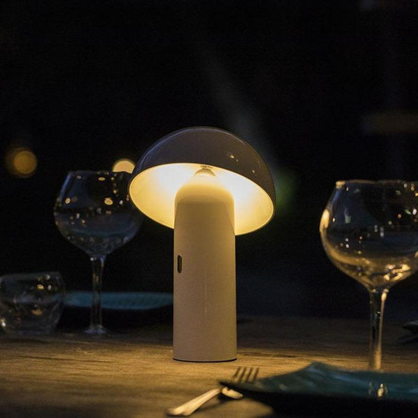 Lámpara de mesa inalámbrica cabezal ajustable blanco cálido LED TOD BLANCO H28cm - REDDECO.com
