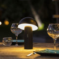 Lámpara de mesa inalámbrica cabezal ajustable blanco cálido LED TOD BLACK H28cm - REDDECO.com