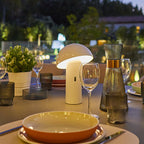 Tod - Lámpara de mesa inalámbrica - Acero - Blanco