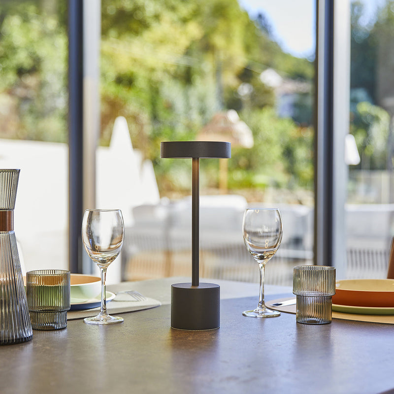 Roby - Lampe De Table Sans Fil - Gris