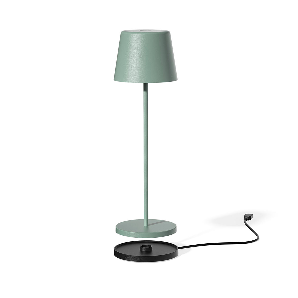 Kelly - Lampe De Table Sans Fil - Acier - Vert
