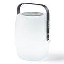 Lámpara altavoz bluetooth inalámbrico mango de aluminio blanco/multicolor LED regulable LUCY PLAY H31cm con mando a distancia - REDDECO.com