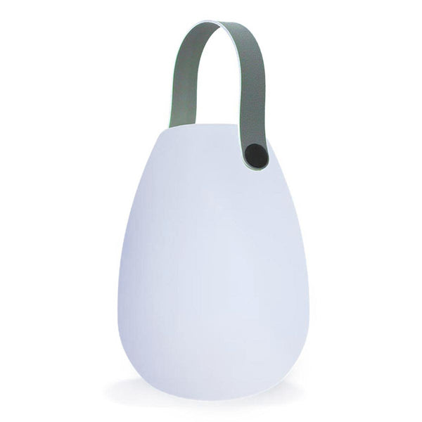 Dimmable warm white/multicolour LED cordless lamp LAURY H28cm - REDDECO.com