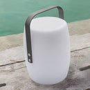 Wireless lantern aluminum handle LED warm white/white dimmable LUCY ROCK H31cm - REDDECO.com
