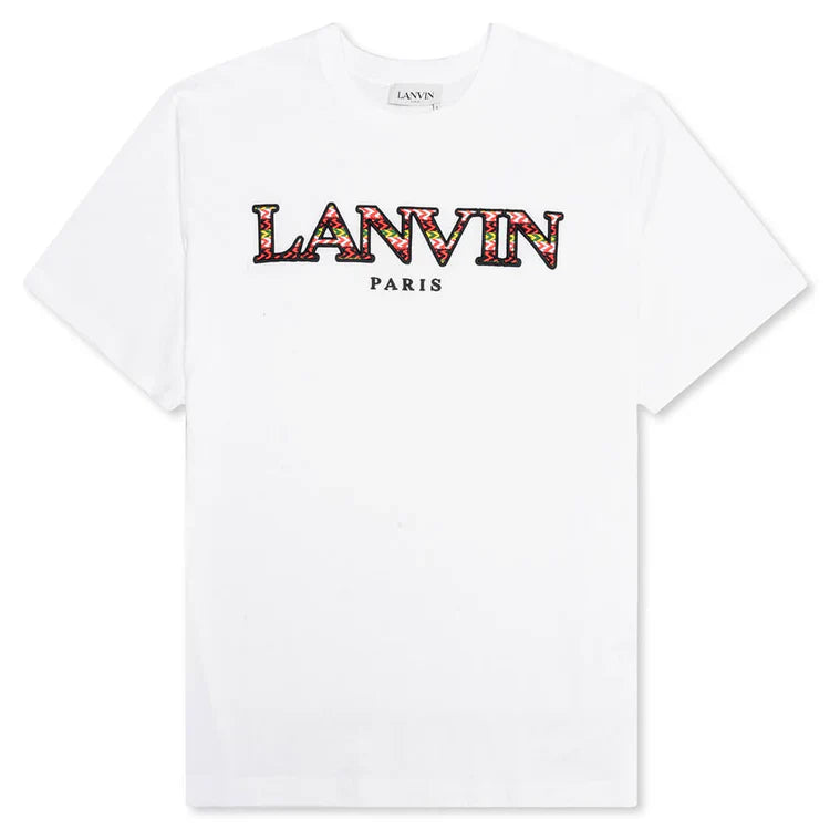 T-Shirt Regular Curb – Lanvin – Optic White