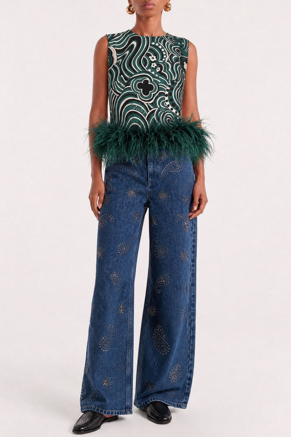 Jeans Lara - Paisley