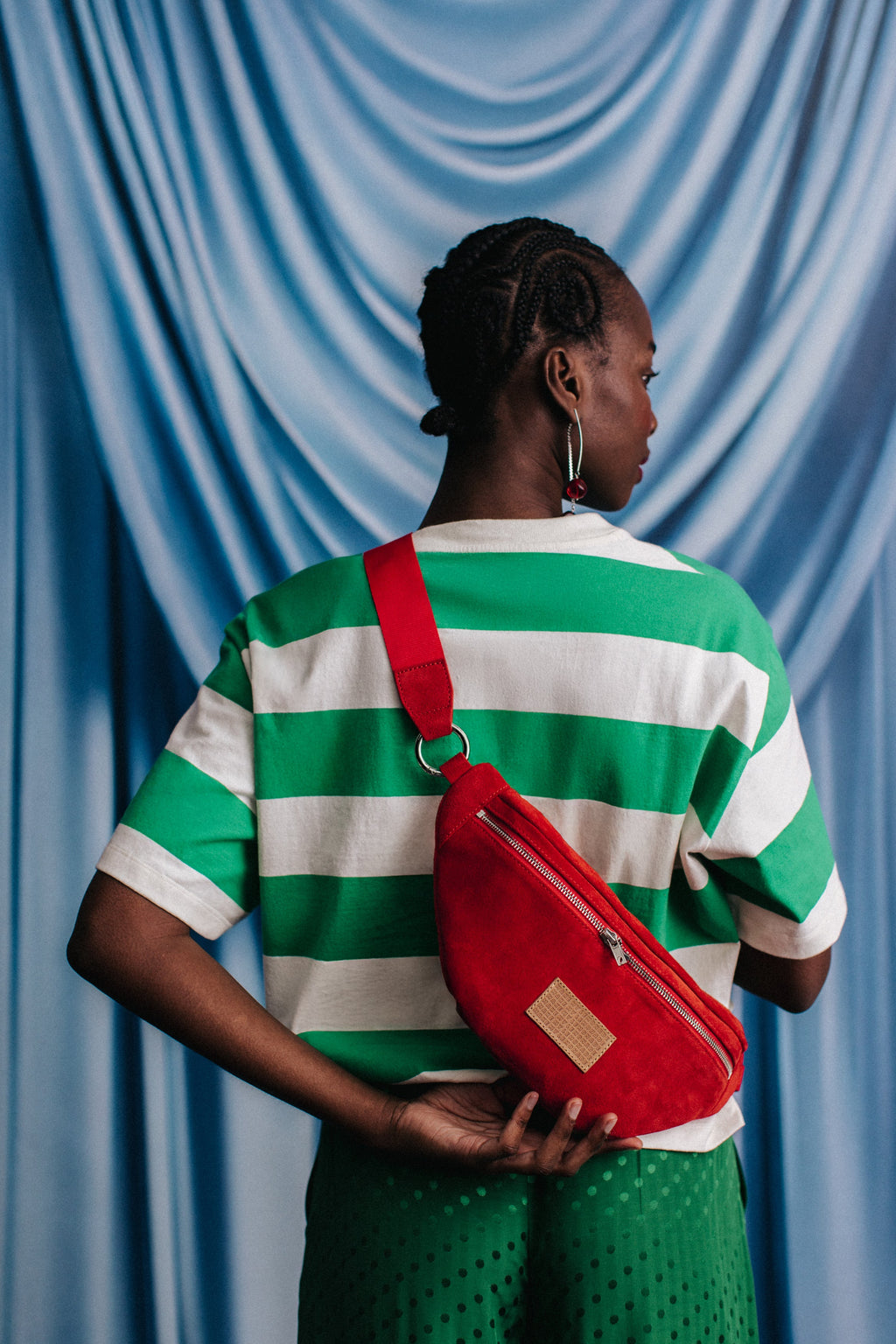SAC GLORIA CUIR ROUGE