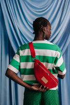 SAC GLORIA CUIR ROUGE