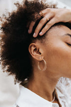 Faux Piercing Éclat Croisé