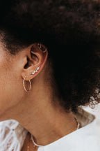 Torsade Hoop Earrings