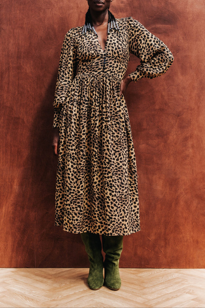 Robe Natacha - Léopard