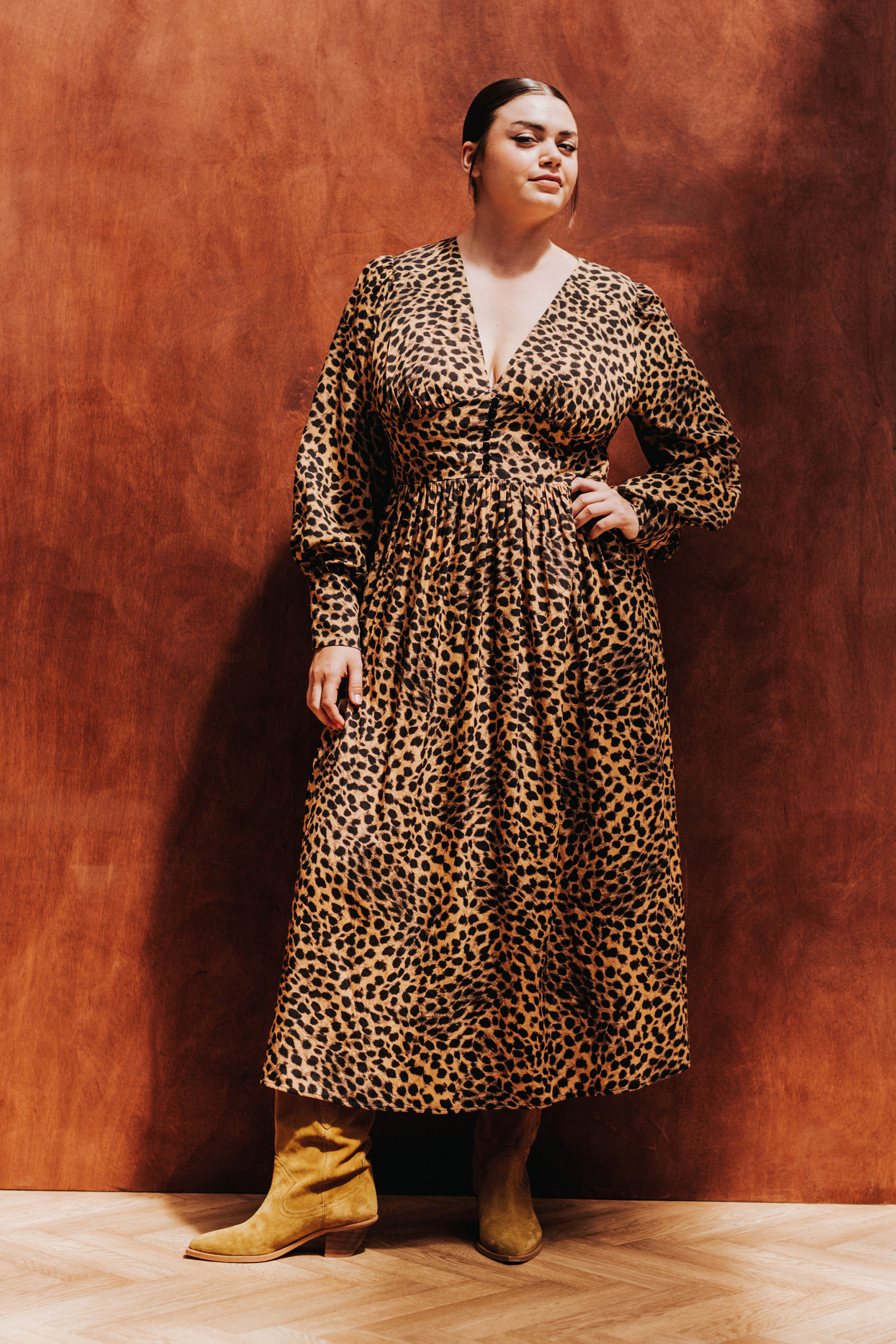 Robe Natacha - Leopard