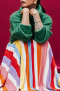 Paula Striped Skirt - Multicoloured