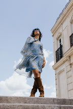ROBE DIVA BIJOUX BLEU