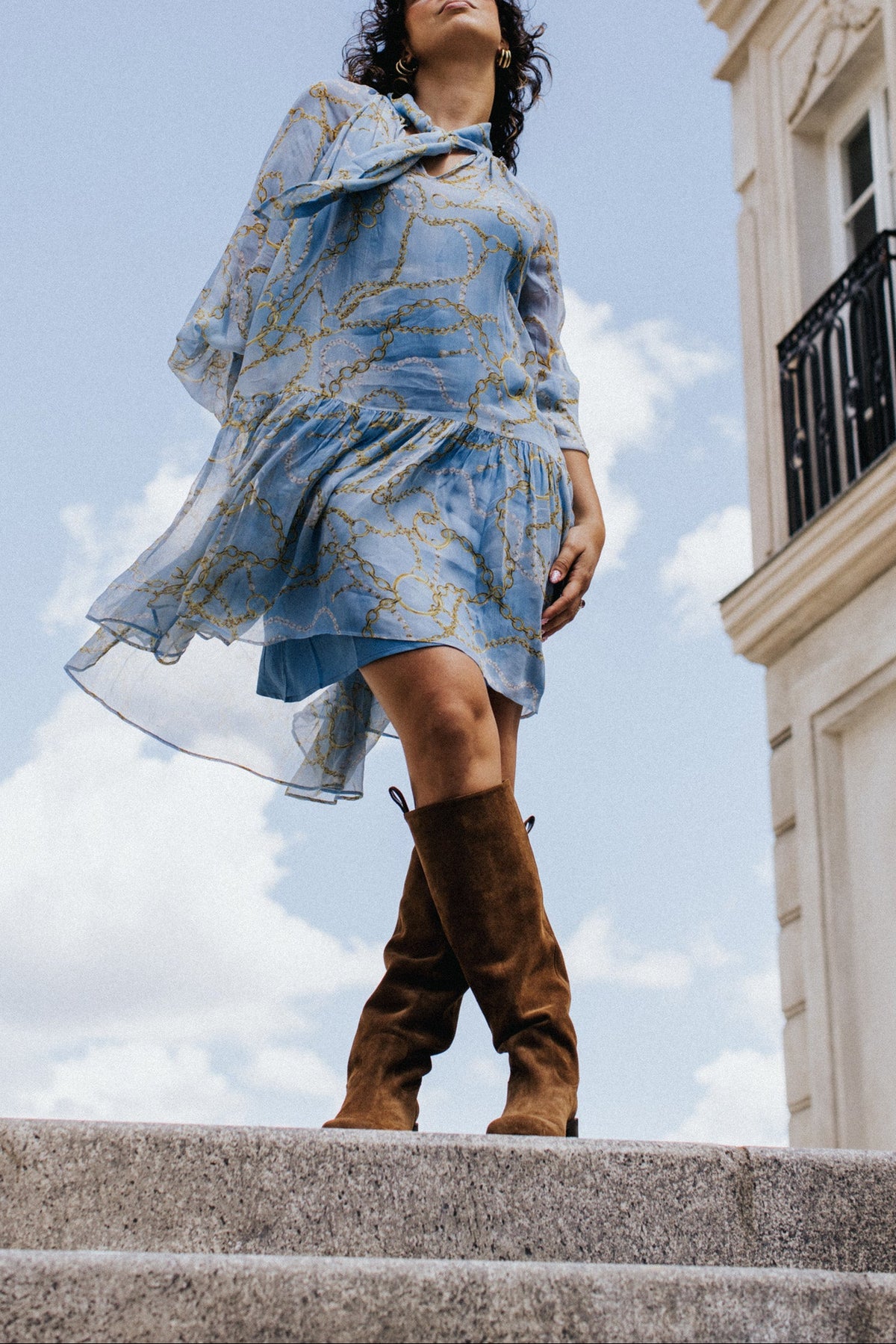 ROBE DIVA BIJOUX BLEU