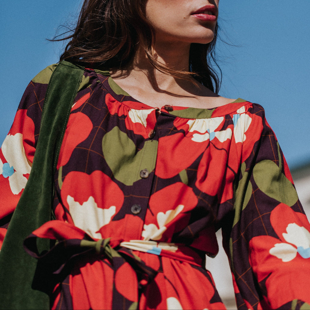 Vestido Daniella - Pansy Flowers