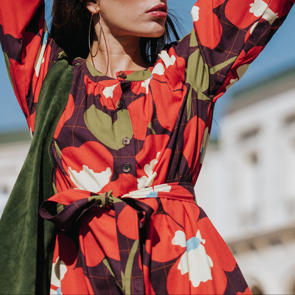 Vestido Daniella - Pansy Flowers