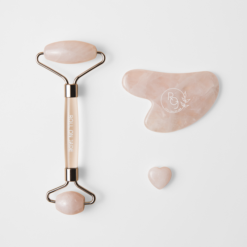 Le Love Set Gift-Outils Visage-Roll On Jade
