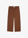 Le Pantalon Baggy En Denim Marron