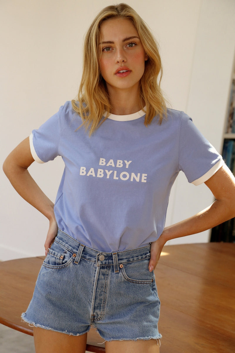 T-Shirt Le Babylone - Bleu Vintage