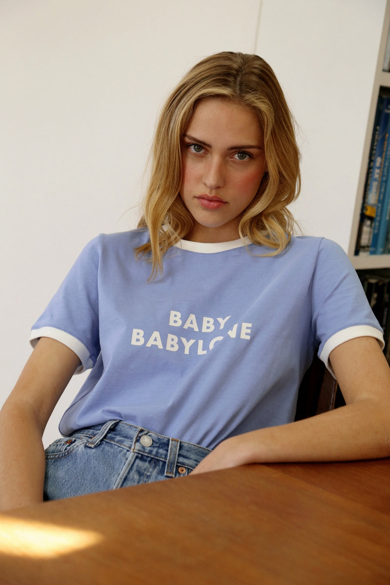 T-Shirt Le Babylone - Bleu Vintage
