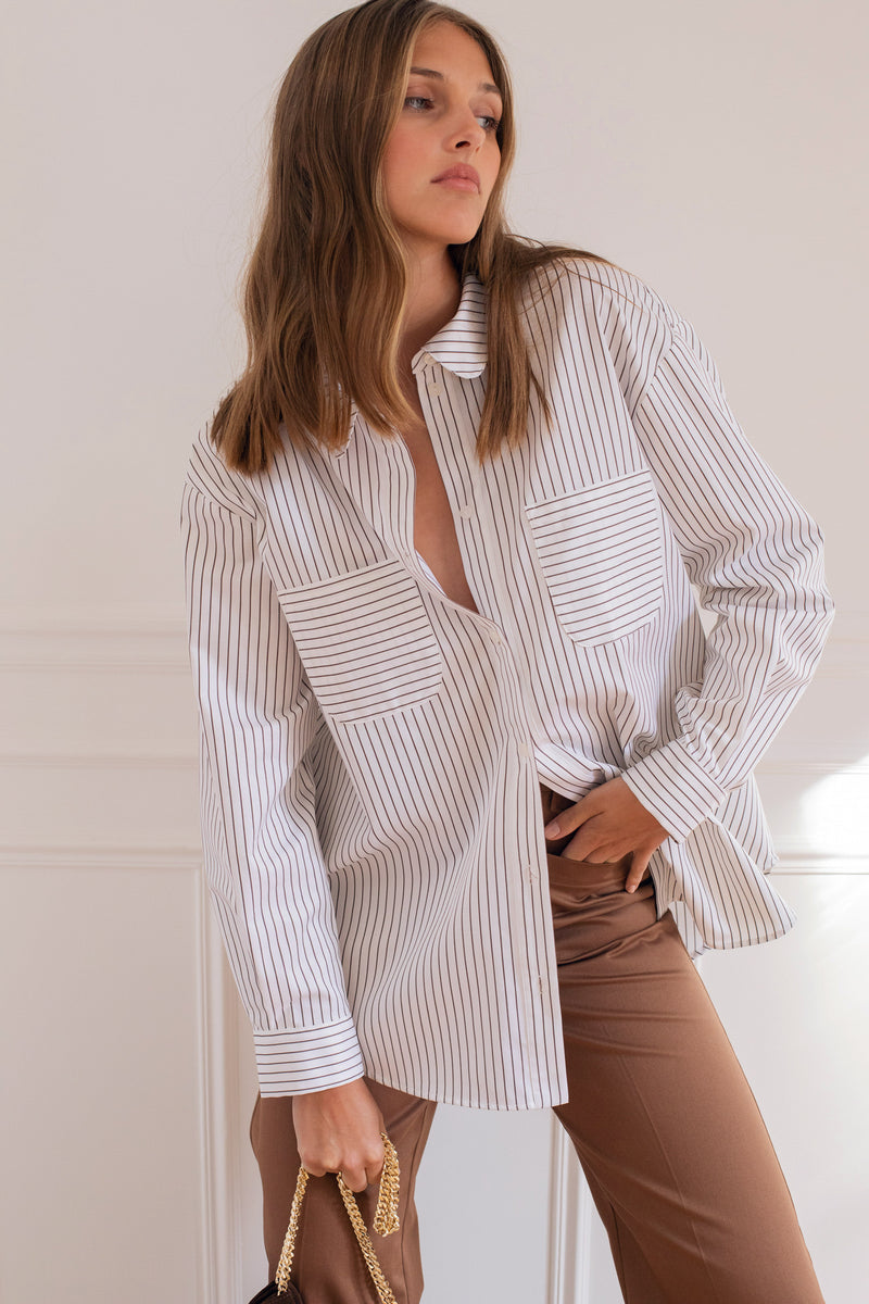 Pantalón Le Cadou - Marrón claro - Mujer