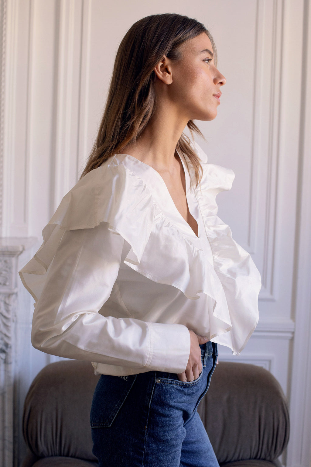 Blouse Le Cesaire - Blanc - Femme