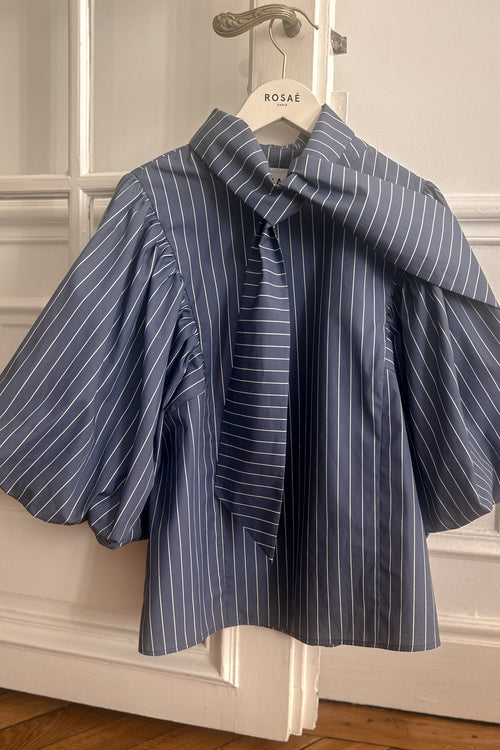 Blusa Le Claude - Azul medio - Mujer
