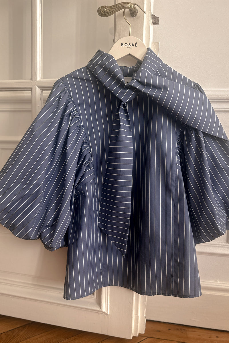 Blouse Le Claude - Bleu Moyen - Femme