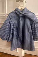Blouse Le Claude - Bleu Moyen - Femme