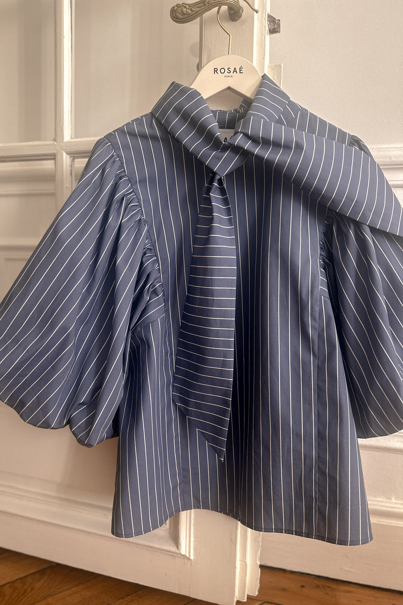 Blouse Le Claude - Bleu Moyen - Femme