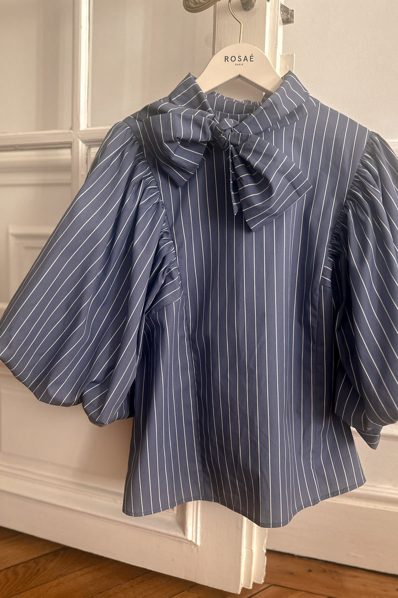Blouse Le Claude - Bleu Moyen - Femme