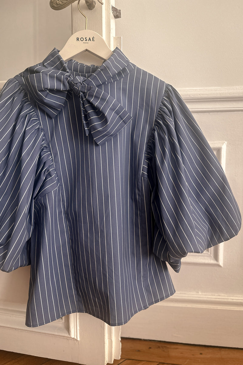 Blouse Le Claude - Bleu Moyen - Femme