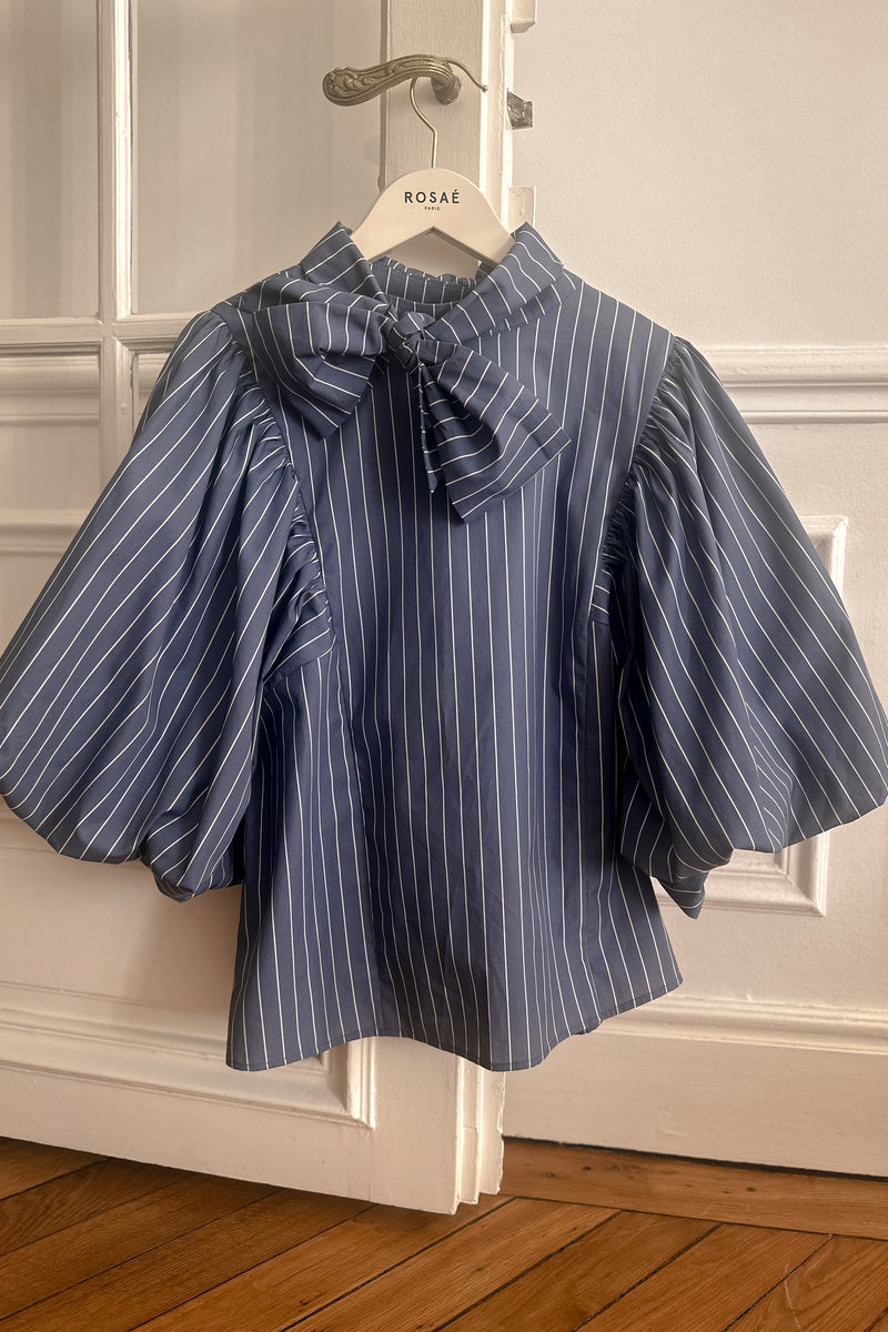 Blouse Le Claude - Bleu Moyen - Femme