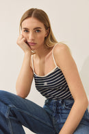 Top Le Imbert Normand - Navy Blue - Women's