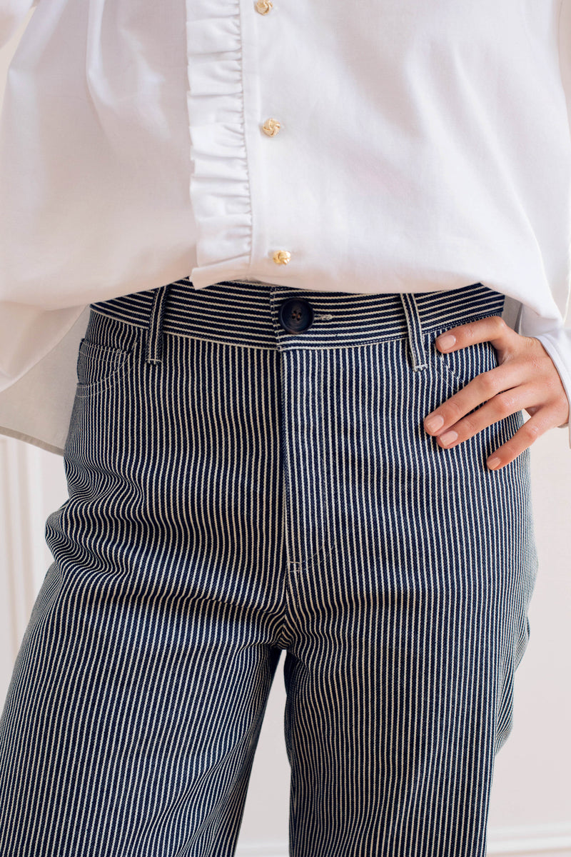 Pantalon Le Mondrian - Bleu Marine - Femme
