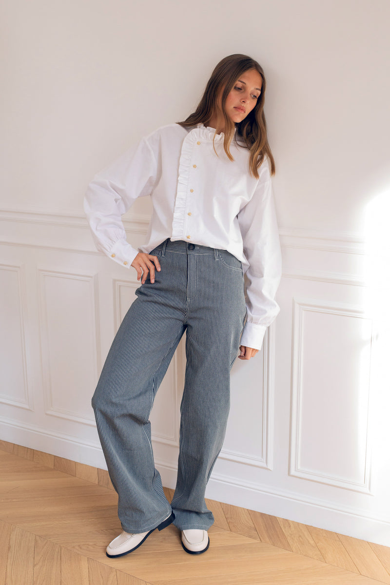 Pantalon Le Mondrian - Bleu Marine - Femme