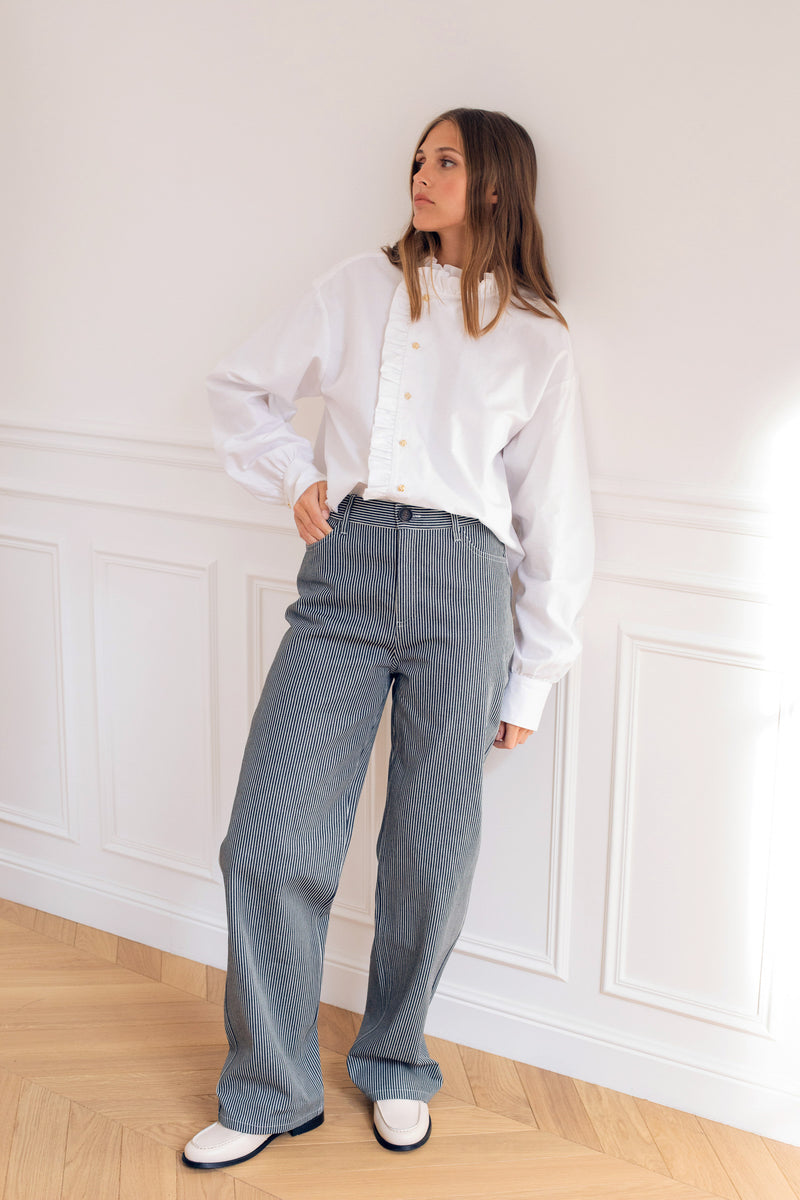 Pantalon Le Mondrian - Bleu Marine - Femme
