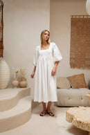 Robe Le Timeo - Blanc - Femme