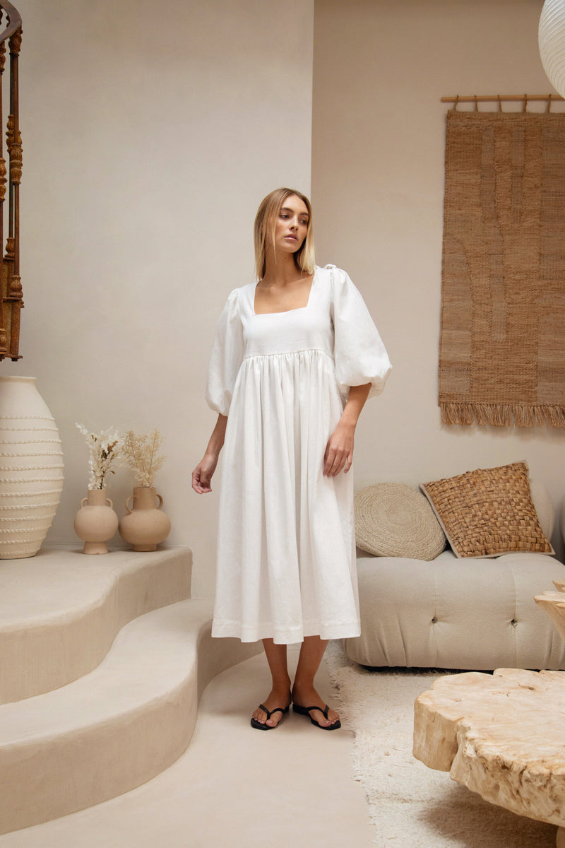 Robe Le Timeo - Blanc - Femme