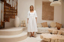 Robe Le Timeo - Blanc - Femme