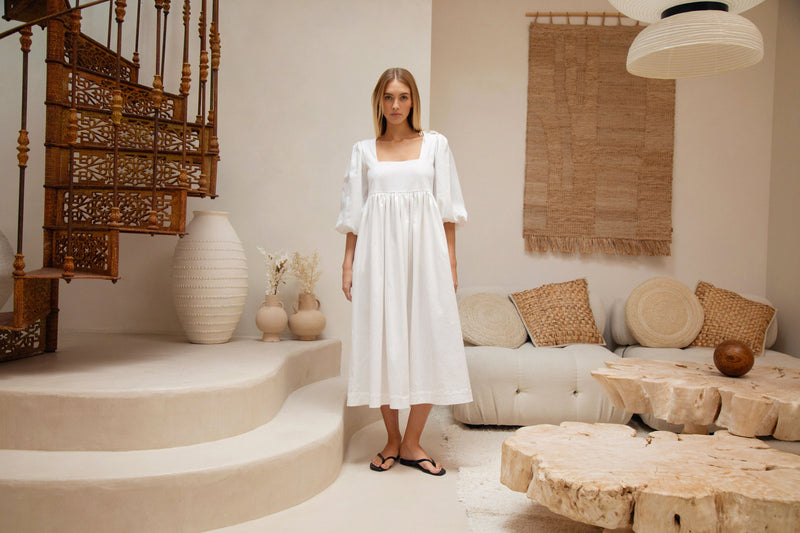 Robe Le Timeo - Blanc - Femme