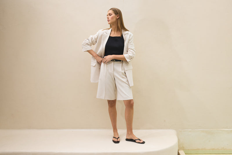 Bermuda Le Valerio - Beige - Femme